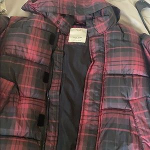 Big boys Plaid Zara Winter Bomber Jacket